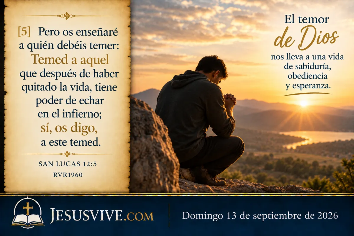 Domingo 13 de septiembre de 2026